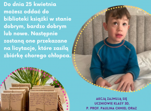 Zbiórka książek dla Bruna