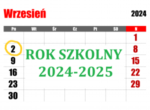 Rozpoczęcie roku szkolnego 2024/2025