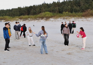 Siatkówka na plaży